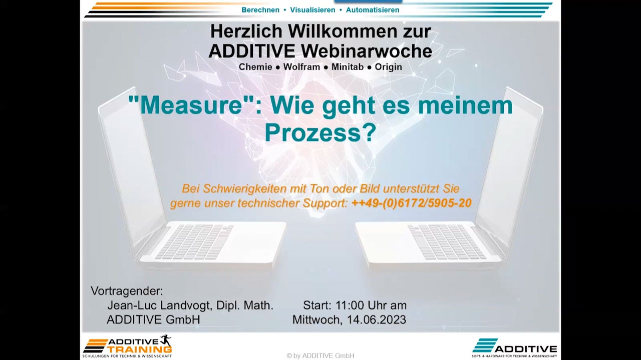 ADDITIVE Webinarwoche 2023 - Minitab Measure