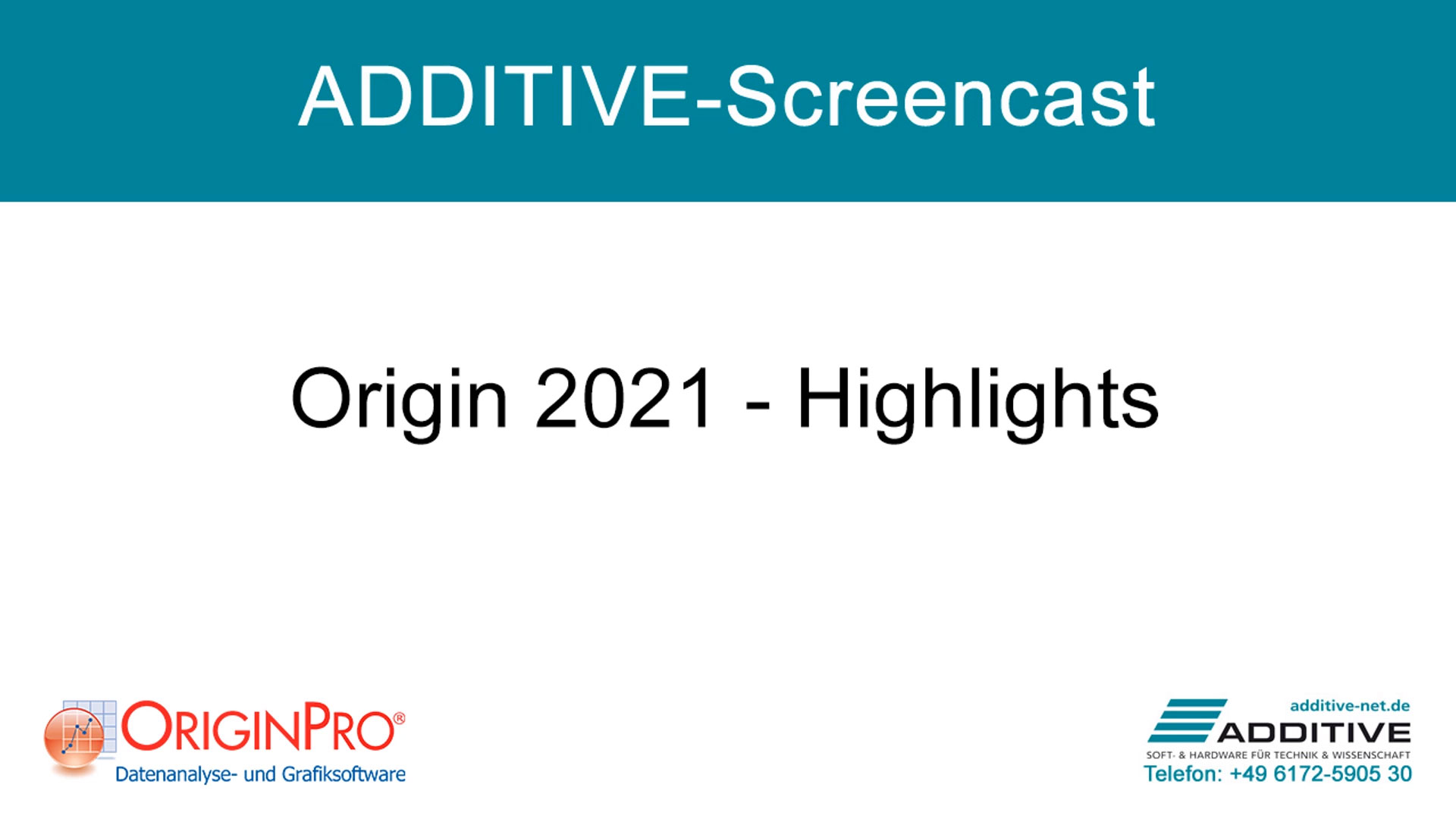 Highlights in OriginPro 2021