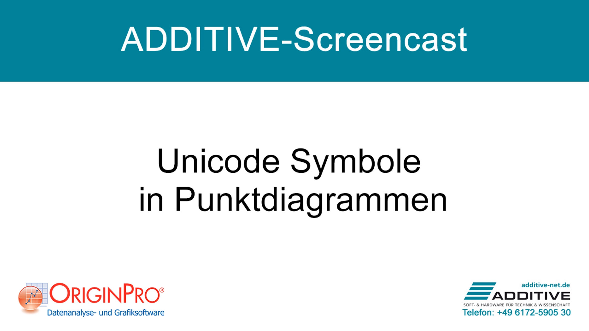Unicode-Symbole in Punktdiagrammen in OriginPro 2021