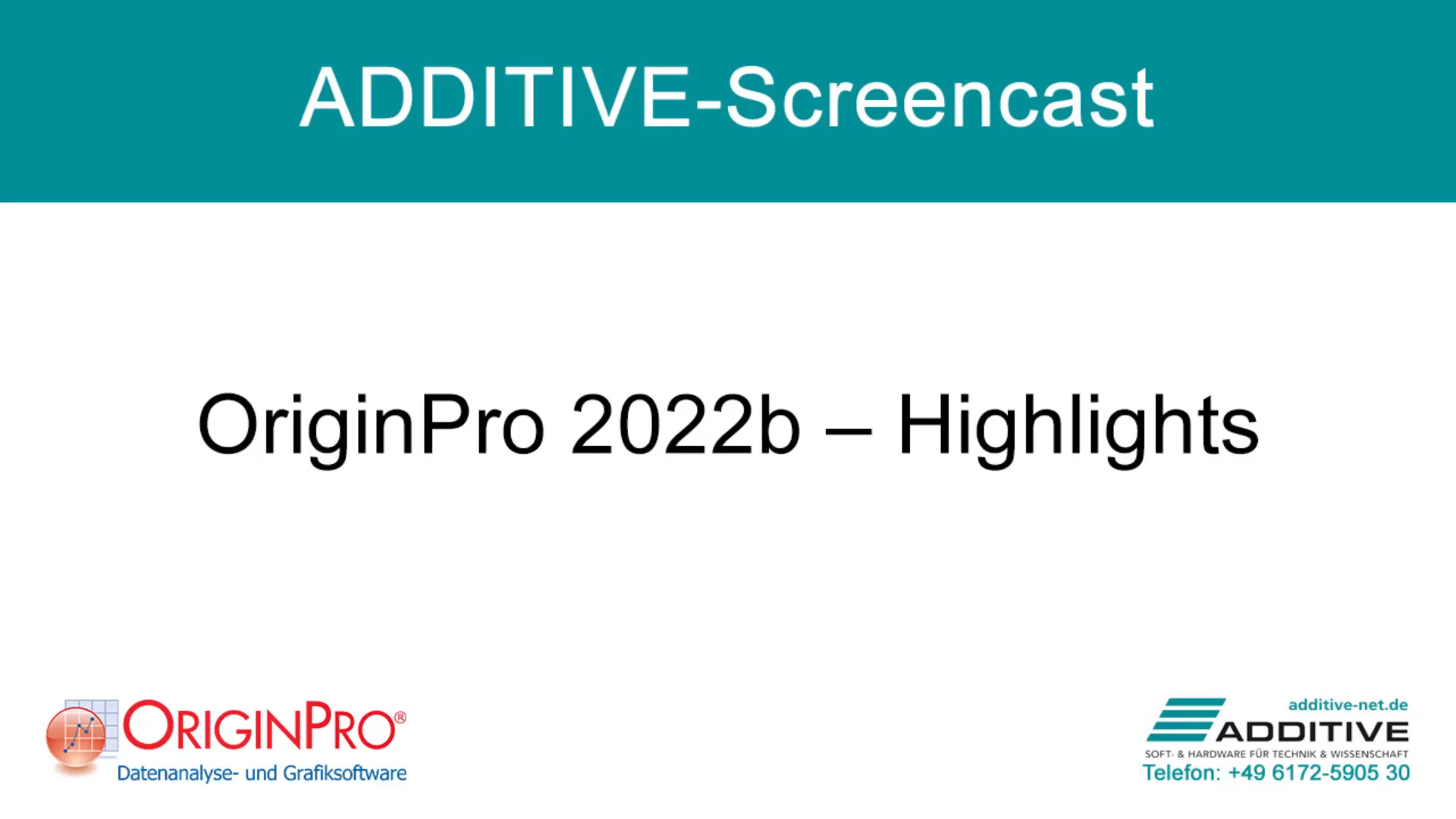 Highlights in OriginPro 2022b
